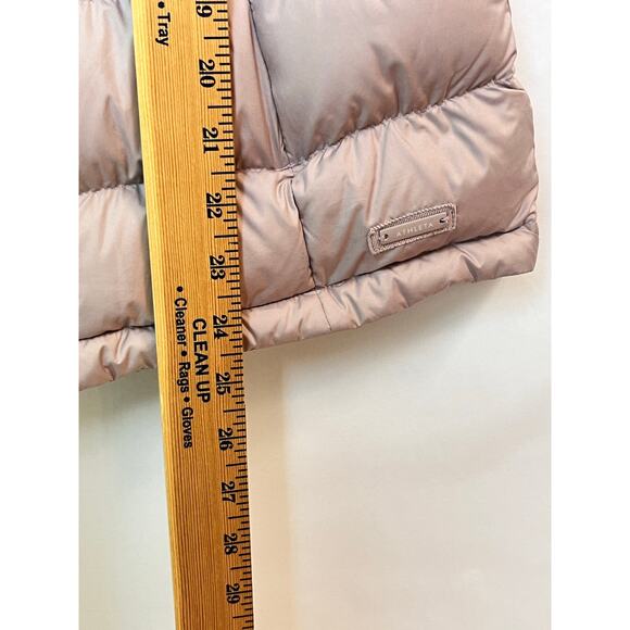 Athleta Women's Size Small Pink Downabout Down Insulated Zip Pocket Vest 350373 - Picture 6 of 8